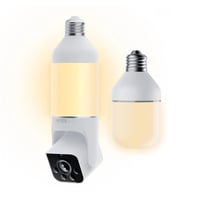 🔥 BIG SALE-47% OFF🔥2K HD Light Bulb Security Camera, 24/7 MicroSD Recording