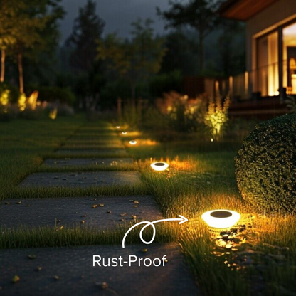 Garden Brite™ Rust-Proof Solar Ground Light Pack