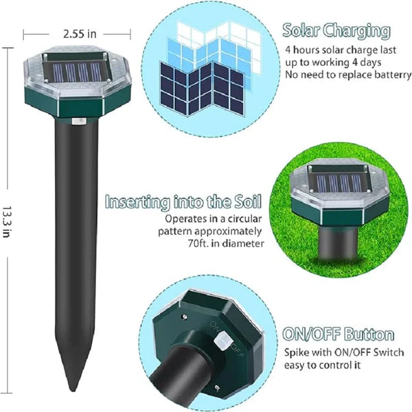Smart Solar Powered Pest Repeller