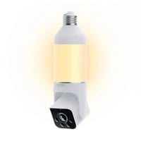 🔥 BIG SALE-47% OFF🔥2K HD Light Bulb Security Camera, 24/7 MicroSD Recording